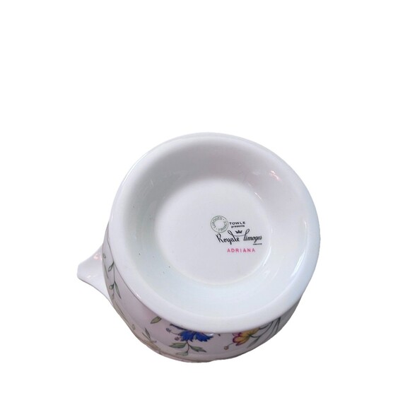 Towle Presents Royale Limoges France Floral Cachepot Adriana French Porcelain - Picture 6 of 7